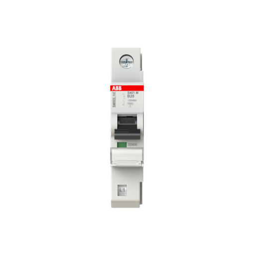 Miniature Circuit Breaker - S400 - 1P - 20 A - B - 230 V 10 kA