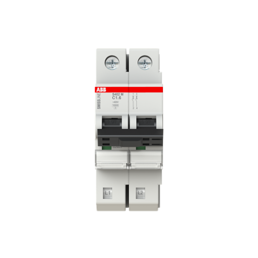 Miniature Circuit Breaker - S400 - 2P - 1.6 A - C - 230 V 10 kA
