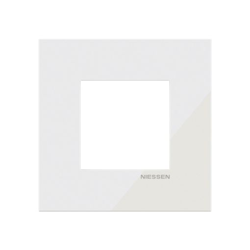 Frame 1-gang Tacteo White - Zenit