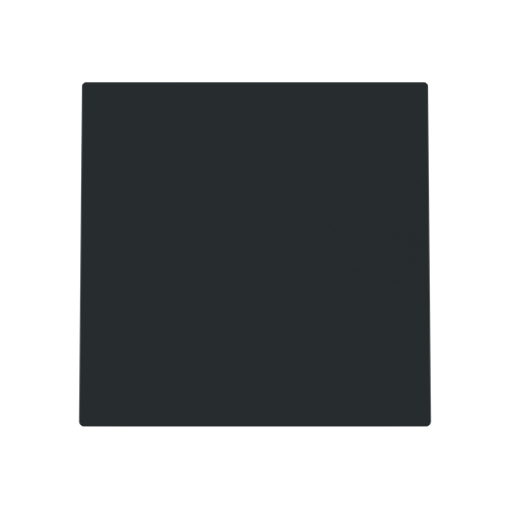 Rocker None for Switchpush button, One-part rocker Black - Alba