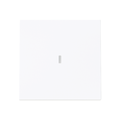 Rocker None for Switchpush button, One-part rocker White - Alba