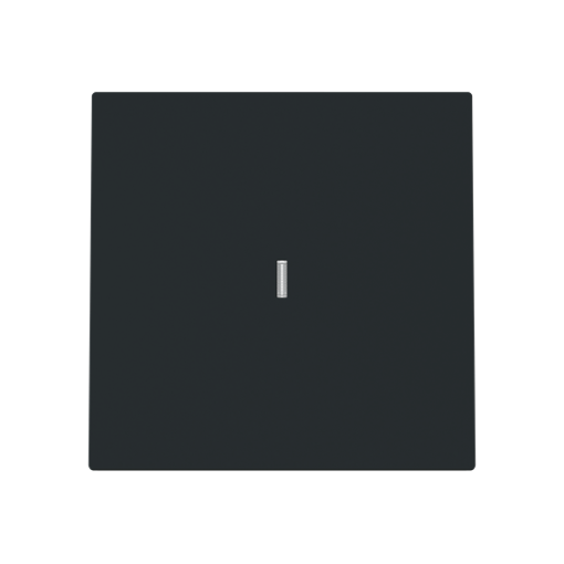 Rocker None for Switchpush button, One-part rocker Black - Alba