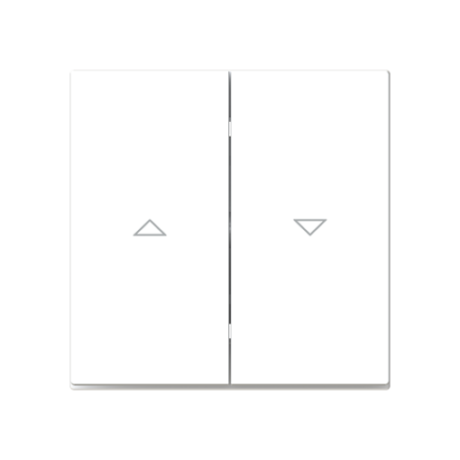 Rocker Symbol "arrows" for Venetian blind, Two-part rocker White - Alba