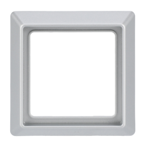 Cover frame 1-gang aluminium silver - Allwetter 44 IP 44
