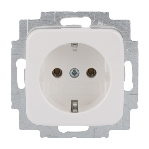 SCHUKO socket insert alpine white - Reflex SI
