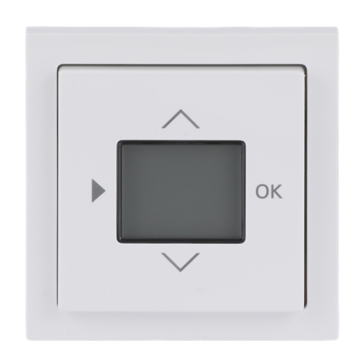 Blind timer set 2gang studio white - future linear