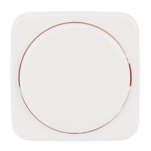 Cover plate for Dimmer Turn button with Neon lamp alpine white - Reflex SI