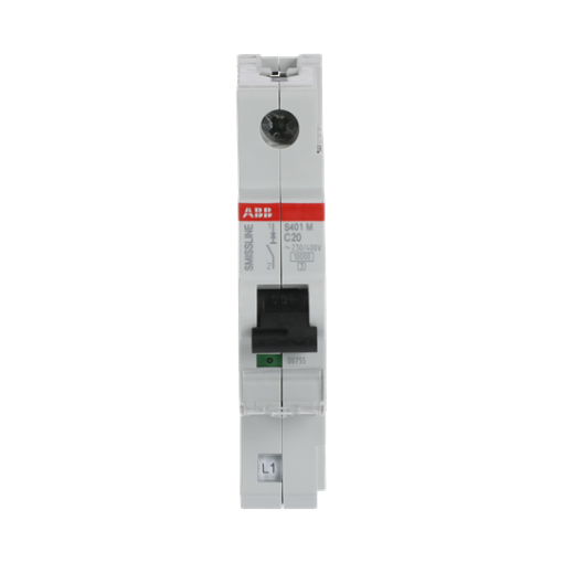 Miniature Circuit Breaker - S400 - 1P - 20 A - C - 230 V 10 kA