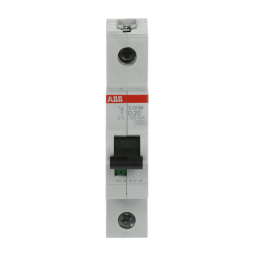 Miniature Circuit Breaker - S200M - 1P - 20 A - D - AC 10 kA