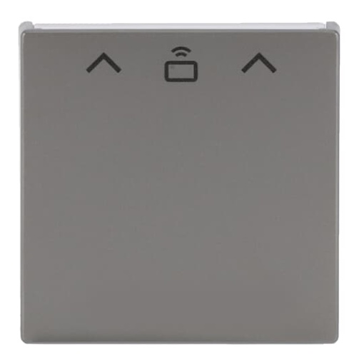 Cover plate with legend Card, Symbol "arrows" for Card switch RFID Hotel card stainless steel - Pure Stainless Steel