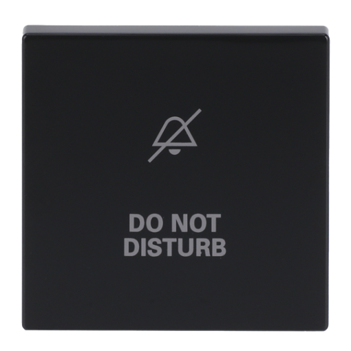 Rocker with legend DND for Switchpush button, Single rocker anthracite - Platform 63