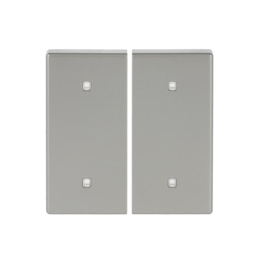 Rocker for Electronic push button Two-part rocker stainless steel - Pure Stainless Steel