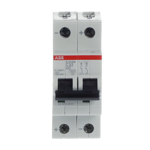 Miniature Circuit Breaker - S200MUC - 2P - 32 A - C - AC 10 kA