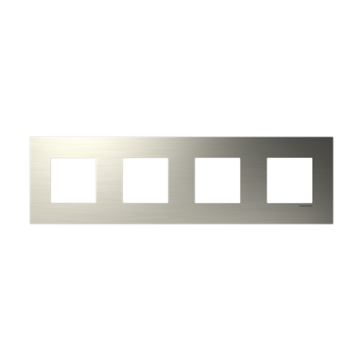 Frame 4-gang Nickel - Zenit