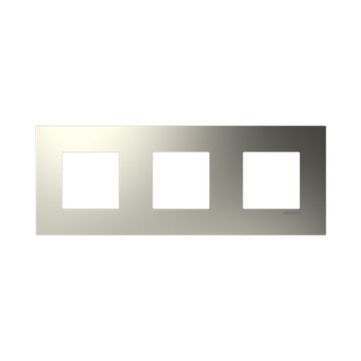 Frame 3-gang Nickel - Zenit