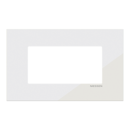 Frame 1-gang Tacteo White - Zenit