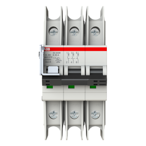 Miniature Circuit Breaker - SU200M - 3P - 20 A - K - 400 V AC 11.2 kA