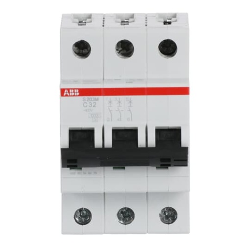 Miniature Circuit Breaker - S200M - 3P - 32 A - C - AC 10 kA
