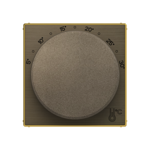 Cover plate for Thermostat Central cover plate Gold - Sky Niessen