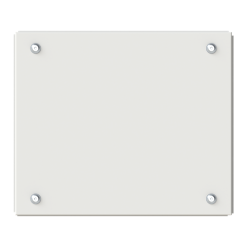 Top plate, 12 mm x 360 mm x 425 mm