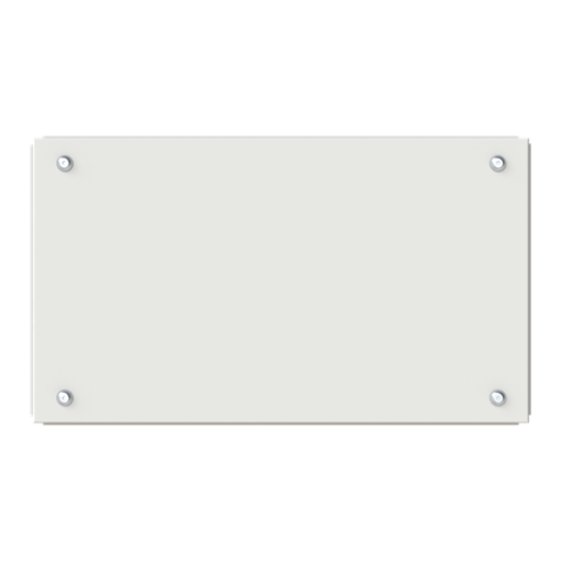 Top plate, 12 mm x 360 mm x 625 mm