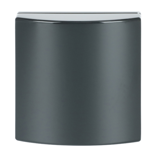 Cover plate 50x50 mm with Hinged Lid Telecommunication inserts anthracite - Platform 63