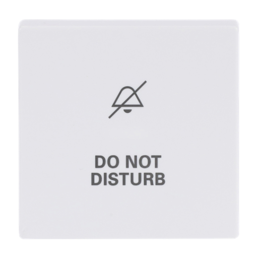 Rocker with legend DND for Switchpush button, Single rocker studio white - Platform 63