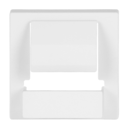 Cover plate PowerDock 1 gang studio white matt - Platform 63