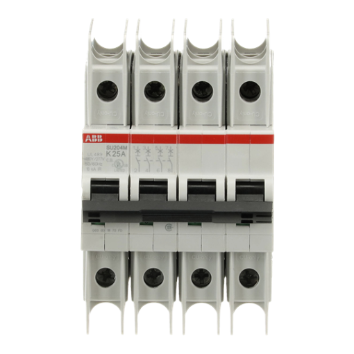 Miniature Circuit Breaker - SU200M - 4P - 25 A - K - 400 V AC 11.2 kA