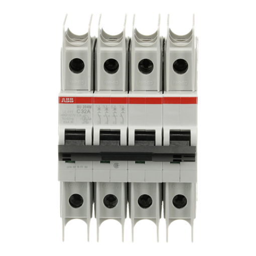 Miniature Circuit Breaker - SU200M - 4P - 32 A - C - 400 V AC 11.2 kA