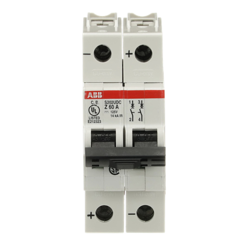 Miniature Circuit Breaker - S200UDC - 2P - 60 A - Z - 230 V AC 14 kA