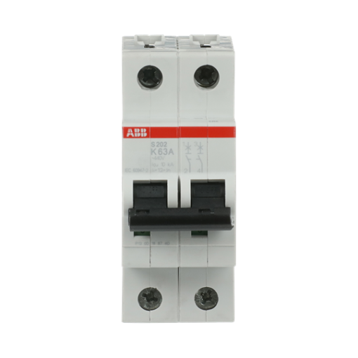 Miniature Circuit Breaker - S200 - 2P - 63 A - K - AC 6 kA