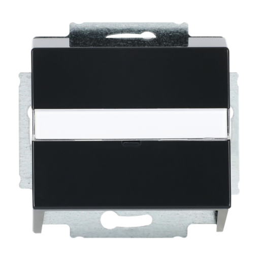 Cover plate with labelling field For data connection housing anthracite - Platform 63