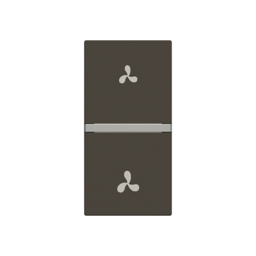 Rocker VMC symbol for Switchpush button, Central cover plate Anthracite - Zenit