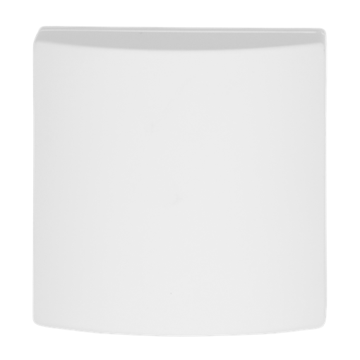 Cover plate 50x50 mm with Hinged Lid Telecommunication inserts studio white matt - Platform 63