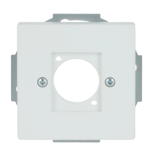 Cover plate XLR 1 gang studio white matt - Platform 63