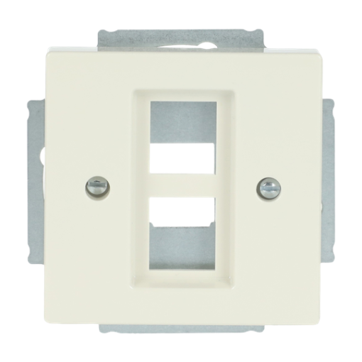 Cover plate Modular Jack ivory white - Platform 63