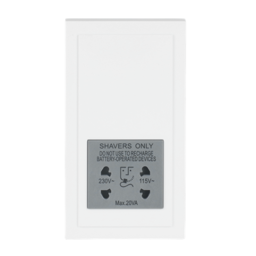 Socket Outlets Various symbols with screw terminals studio white matt - Platform 63