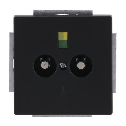 Equipotential socket insert black matt - Platform 63