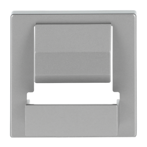 Cover plate PowerDock 1 gang stainless steel - Pure Stainless Steel