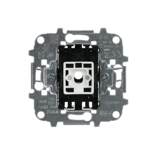 Insert 2-pole switch for 1 rocker, LED exchangeable 10 A