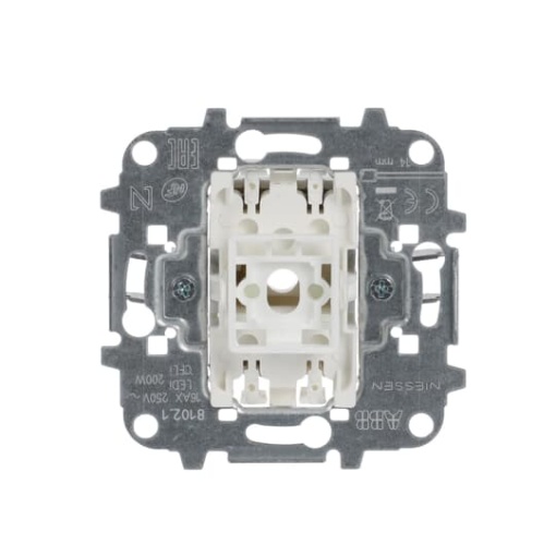 Insert Two-way switch for 1 rocker, LED exchangeable 16 A