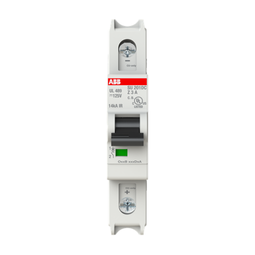 Miniature Circuit Breakers MCBs - SU200DC - 1P - 3 A - Z