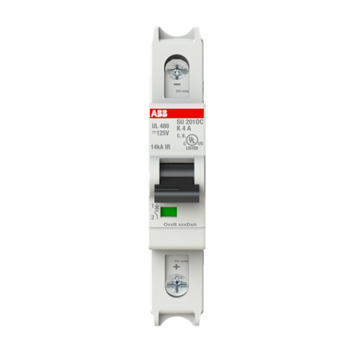 Miniature Circuit Breakers MCBs - SU200DC - 1P - 4 A - K