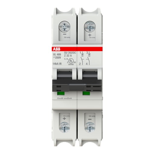 Miniature Circuit Breakers MCBs - SU200DC - 2P - 32 A - Z
