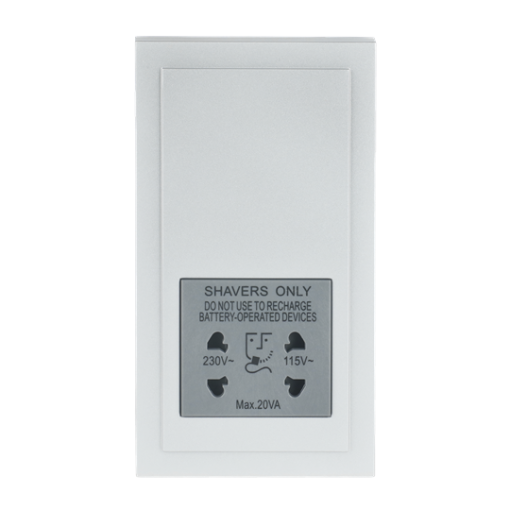 Socket Outlets Various symbols with screw terminals aluminium silver - Platform 63