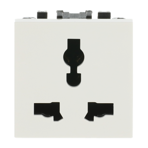 Socket outlet insertcover Without imprint White - Zenit