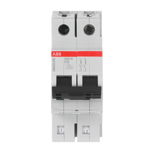 Miniature Circuit Breaker - S400 - 2P - 32 A - D - 230 V 10 kA