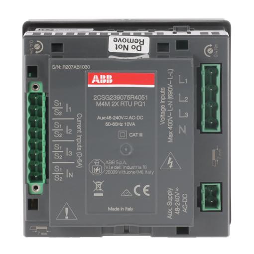 M4M 2X MODBUS PQ1 Network analyzer