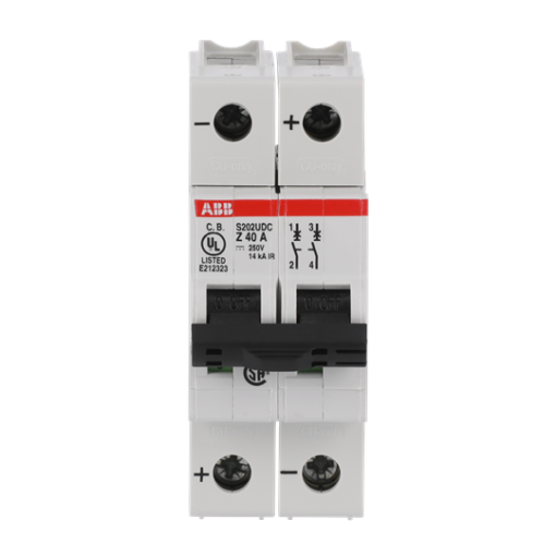 Miniature Circuit Breaker - S200UDC - 2P - 40 A - Z - 230 V AC 14 kA